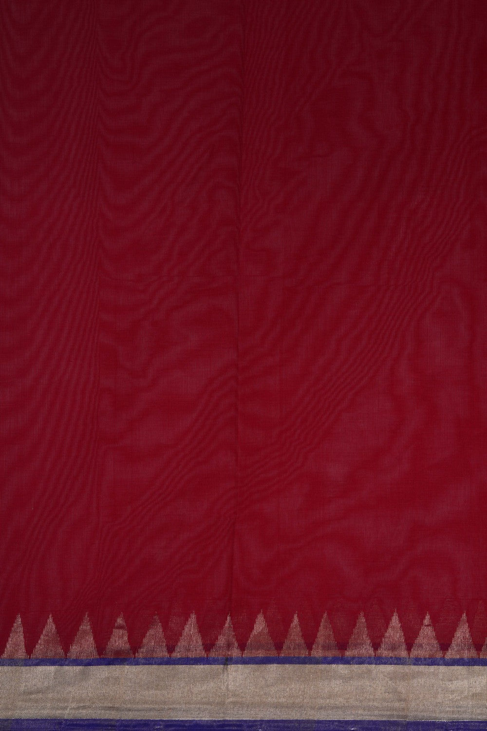 Image of Uppada Cotton Red Saree